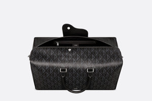 Dior Lingot 50 Duffle Bag • Black CD Diamond Canvas