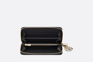 Lady Dior Voyageur Wallet • Black Cannage Lambskin