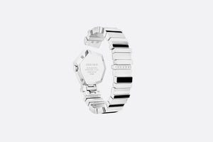 GEM DIOR 14.5 cm • Ø 27 mm, Steel, Diamonds and Black Mother-Of-Pearl