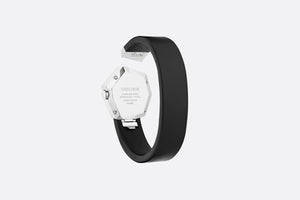 GEM DIOR 14.5 cm • Ø 27 mm, Steel, Diamonds and Black Mother-Of-Pearl