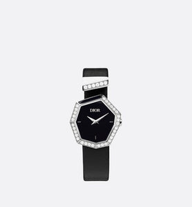 GEM DIOR 16.5 cm • Ø 27 mm (1”), Steel, Mother-of-Pearl and Diamonds