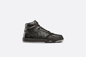 B27 High-Top Sneaker • Black Dior Oblique Galaxy Leather with Smooth Calfskin and Suede