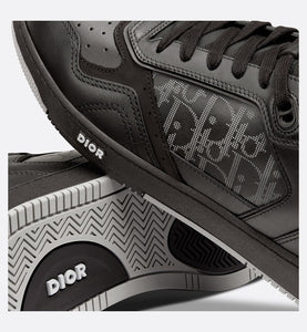 B27 High-Top Sneaker • Black Dior Oblique Galaxy Leather with Smooth Calfskin and Suede