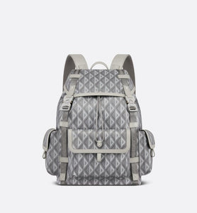 Dior Hit the Road Backpack • Dior Gray CD Diamond Canvas