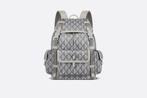 Dior Hit the Road Backpack • Dior Gray CD Diamond Canvas