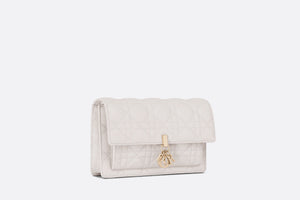 Lady Dior Chain Pouch • Latte Cannage Lambskin