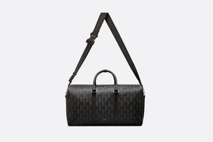 Dior Lingot 50 Duffle Bag • Black CD Diamond Canvas