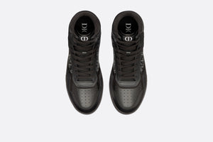 B27 High-Top Sneaker • Black Dior Oblique Galaxy Leather with Smooth Calfskin and Suede