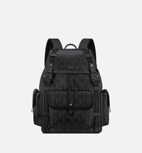 Dior Hit the Road Backpack • Black CD Diamond Canvas