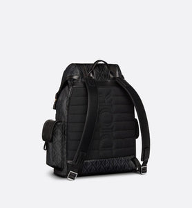 Dior Hit the Road Backpack • Black CD Diamond Canvas