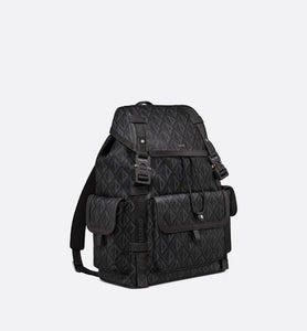 Dior Hit the Road Backpack • Black CD Diamond Canvas