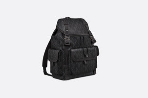 Dior Hit the Road Backpack • Black CD Diamond Canvas