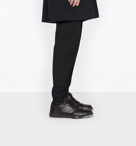 B27 Low-Top Sneaker • Black Dior Oblique Galaxy Leather with Smooth Calfskin and Suede
