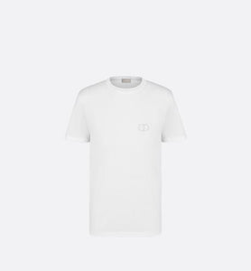 CD Icon T-Shirt • White Cotton Jersey