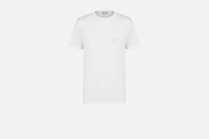 CD Icon T-Shirt • White Cotton Jersey