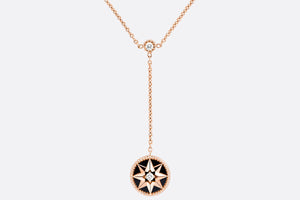 Rose Des Vents Necklace • Pink Gold, Diamonds and Onyx