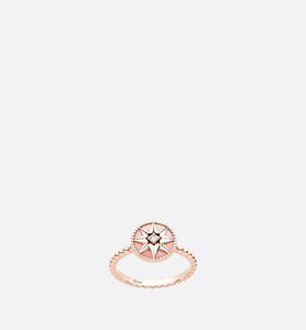 Rose Des Vents Ring • Pink Gold, Diamond and Pink Opal