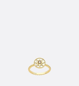 Rose Des Vents Ring • Yellow Gold, Diamond and Mother-of-Pearl