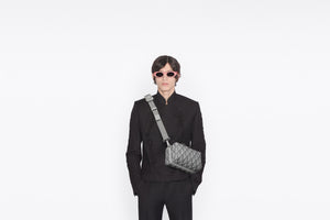 Dior Lingot 22 Bag • Dior Gray CD Diamond Canvas