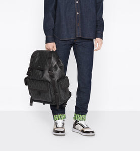 Dior Hit the Road Backpack • Black CD Diamond Canvas