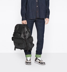 Dior Hit the Road Backpack • Black CD Diamond Canvas