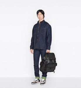 Dior Hit the Road Backpack • Black CD Diamond Canvas