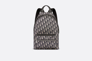 Rider Backpack • Beige and Black Dior Oblique Jacquard