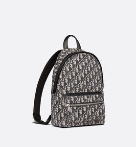 Rider Backpack • Beige and Black Dior Oblique Jacquard
