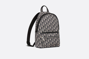 Rider Backpack • Beige and Black Dior Oblique Jacquard