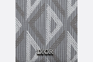 Wallet • Dior Gray CD Diamond Canvas