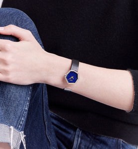 GEM DIOR 16.5 cm • Ø 27 mm (1”), Steel, Yellow Gold, Lapis Lazuli and Diamonds