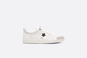 Dior Star Sneaker • White Calfskin and Suede