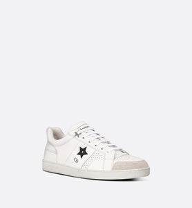 Dior Star Sneaker • White Calfskin and Suede