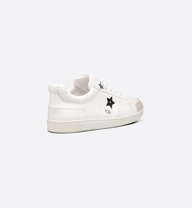 Dior Star Sneaker • White Calfskin and Suede