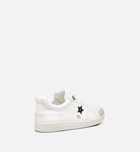 Dior Star Sneaker • White Calfskin and Suede