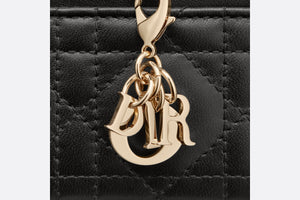 Lady Dior Five-Slot Card Holder • Black Cannage Lambskin