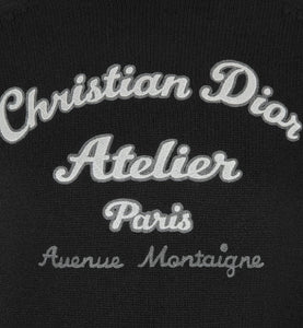 'Christian Dior Atelier' Sweater • Black Wool Jersey