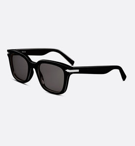 DiorBlackSuit S10I • Black Rectangular Sunglasses