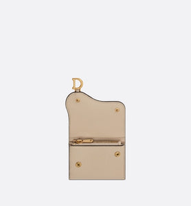 Saddle Lotus Wallet • Sand-Colored Goatskin