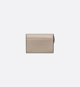 Saddle Flap Card Holder • Sand-Colored Goatskin