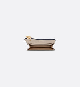 Saddle Flap Card Holder • Sand-Colored Goatskin