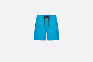 Dior Oblique Swim Shorts • Turquoise Technical Canvas