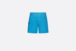 Dior Oblique Swim Shorts • Blue Technical Fabric