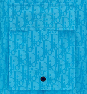 Dior Oblique Swim Shorts • Turquoise Technical Canvas