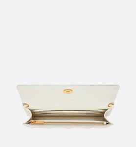 Dior Caro Pouch • Latte Supple Cannage Calfskin