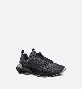 B24 Sneaker • Black Dior Oblique Technical Fabric
