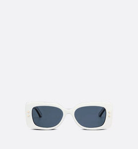 DiorPacific S1U • White Square Sunglasses