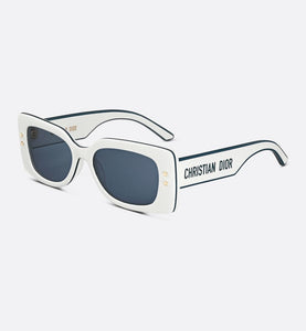 DiorPacific S1U • White Square Sunglasses