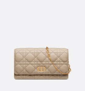 Dior Caro Pouch • Natural Supple Cannage Calfskin