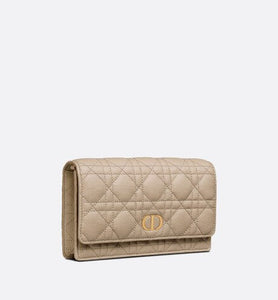 Dior Caro Pouch • Natural Supple Cannage Calfskin
